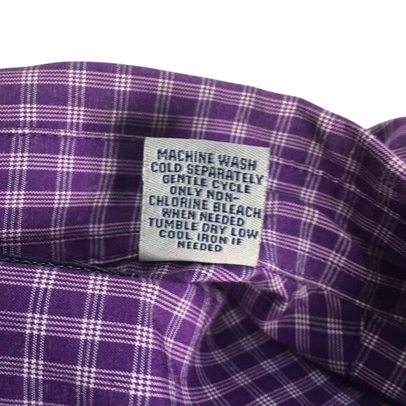 Louisiana State Tigers Shirt Mens Large Purple NCAA College LSU Button Down - Picture 7 of 14